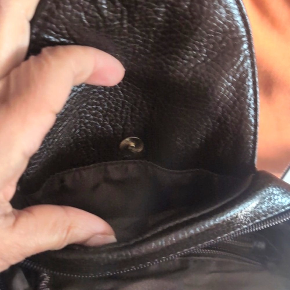 Ameri Leather Brown Crossbody Sling Bag - Excelle… - image 6